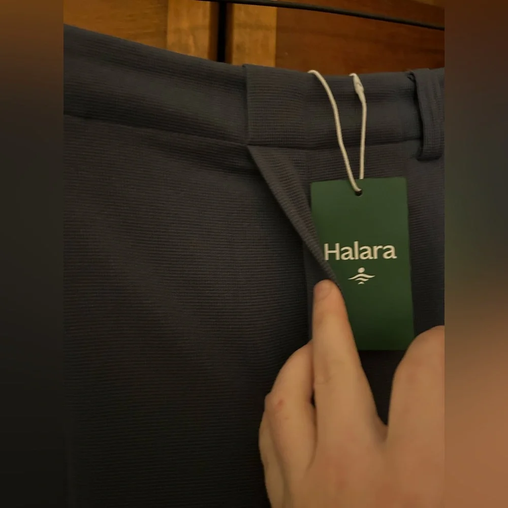 Halara Flex™ Women’s Sz LP High Waisted Pocket Wide Leg Waffle Work Pants - NWT